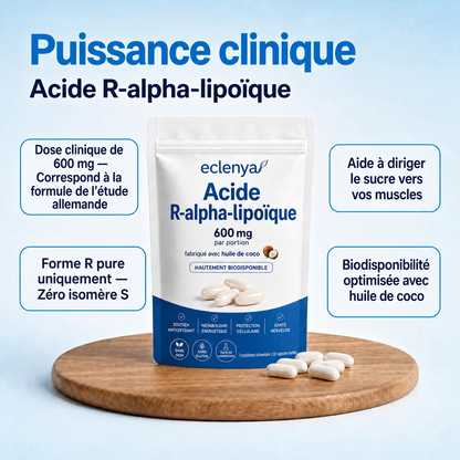 Acide R-Alpha-Lipoïque — Capsules molles 600 mg, forme R pure