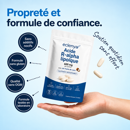 Acide R-Alpha-Lipoïque — Capsules molles 600 mg, forme R pure